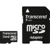 Transcend microSDHC 32Gb Class 10 + SD adapter (TS32GUSDHC10)