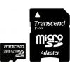 Transcend microSDHC 32Gb Class 4 + SD adapter (TS32GUSDHC4)